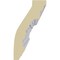 Ekena Millwork 3 7/8"H x 2 1/8"P x 4 1/2"F x 94 1/2"L Hampshire Crown Moulding MLD03X02X04HA - alternate 2